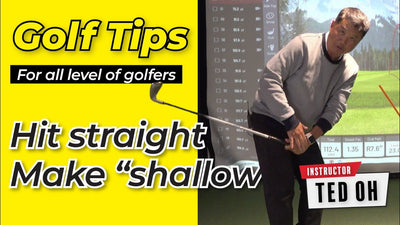 Hitting Straight, Start with making your swing more shallow!