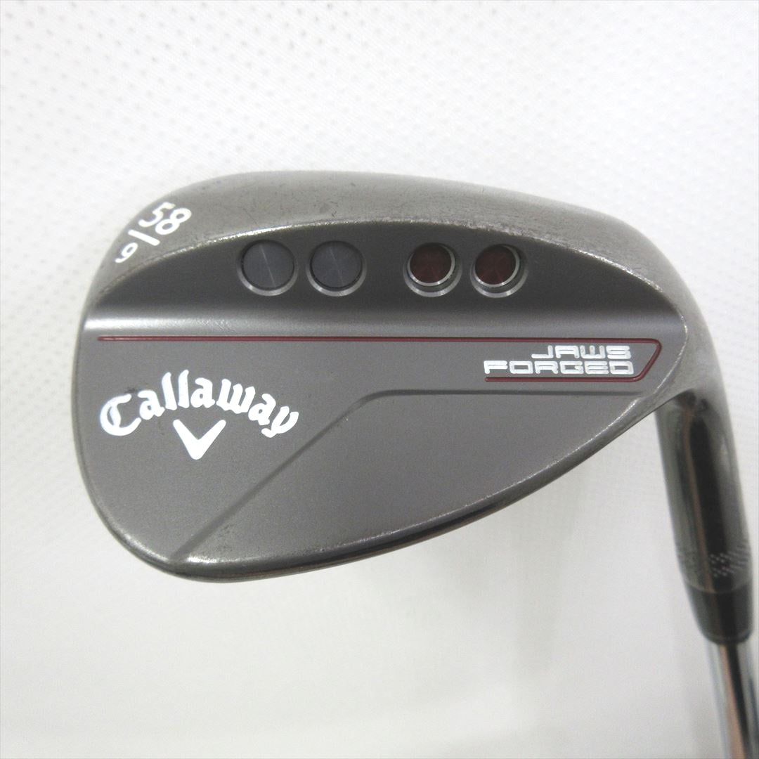 Callaway Wedge JAWS FORGED(2023) Charcoal Black 58° NS PRO MODUS3 TOUR105