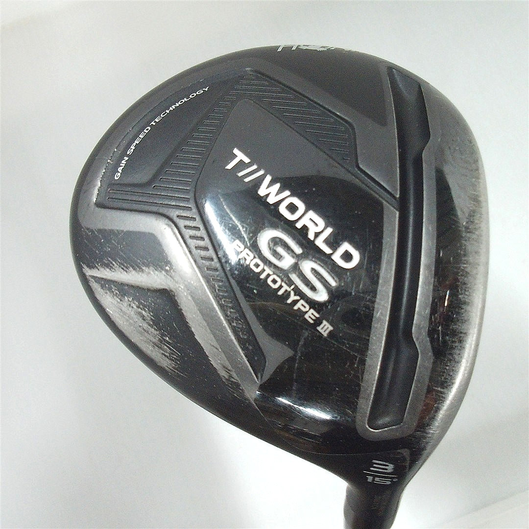 HONMA Fairway TOUR WORLD GS PROTOTYPE 3 3W 15° Stiff VIZARD FZ-5