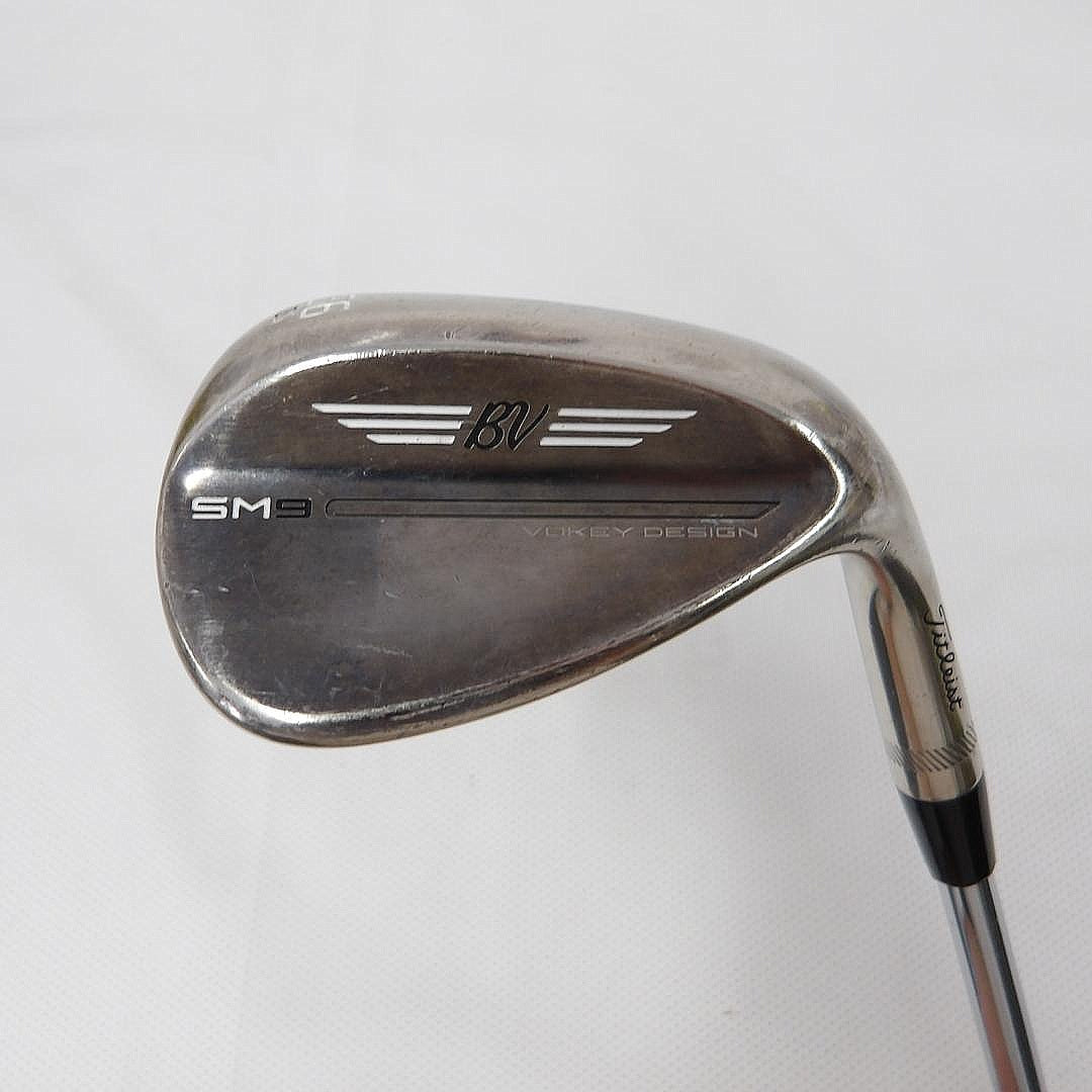 Titleist Wedge VOKEY SPIN MILLED SM9 Brushed Steel 56° Dynamic Gold S200
