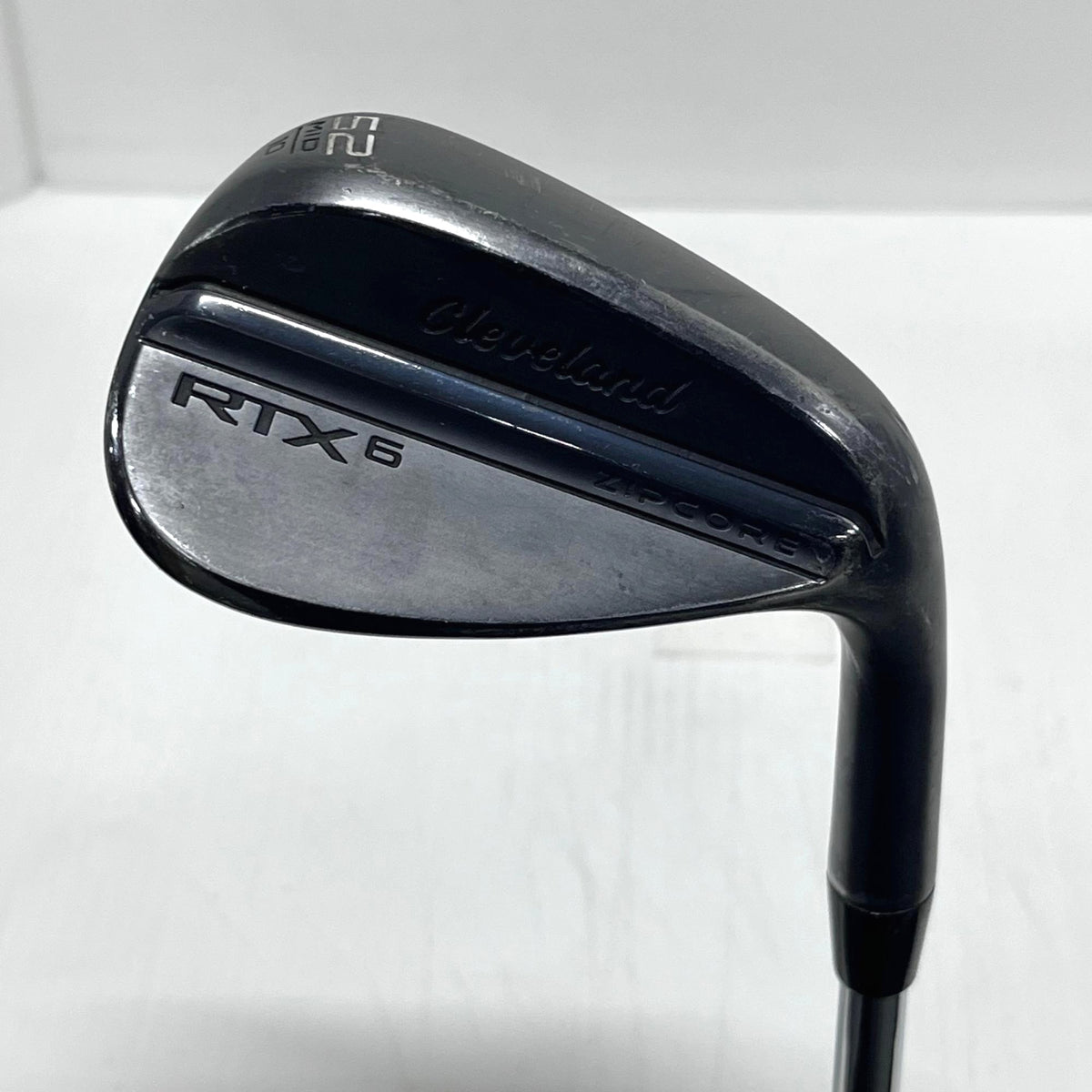 Cleveland Wedge Cleveland RTX-6 ZIPCORE Black Satin 52° Stiff NS PRO ZELOS 8