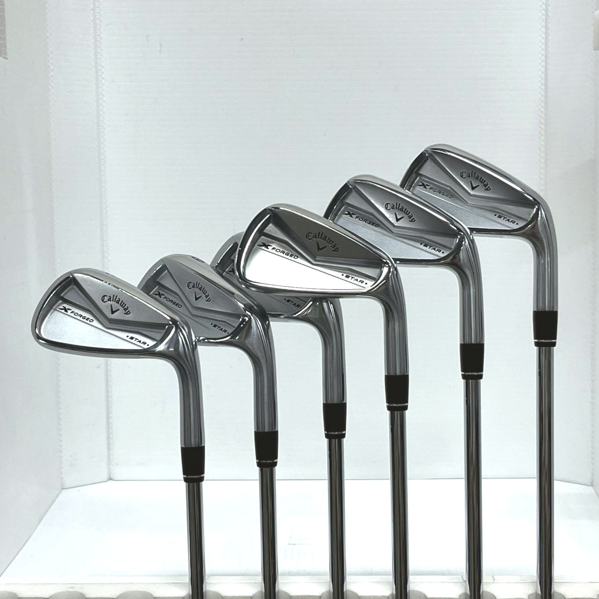 Callaway Iron Set X FORGED STAR(2024) Genuine custom shaft 6 pieces Men
