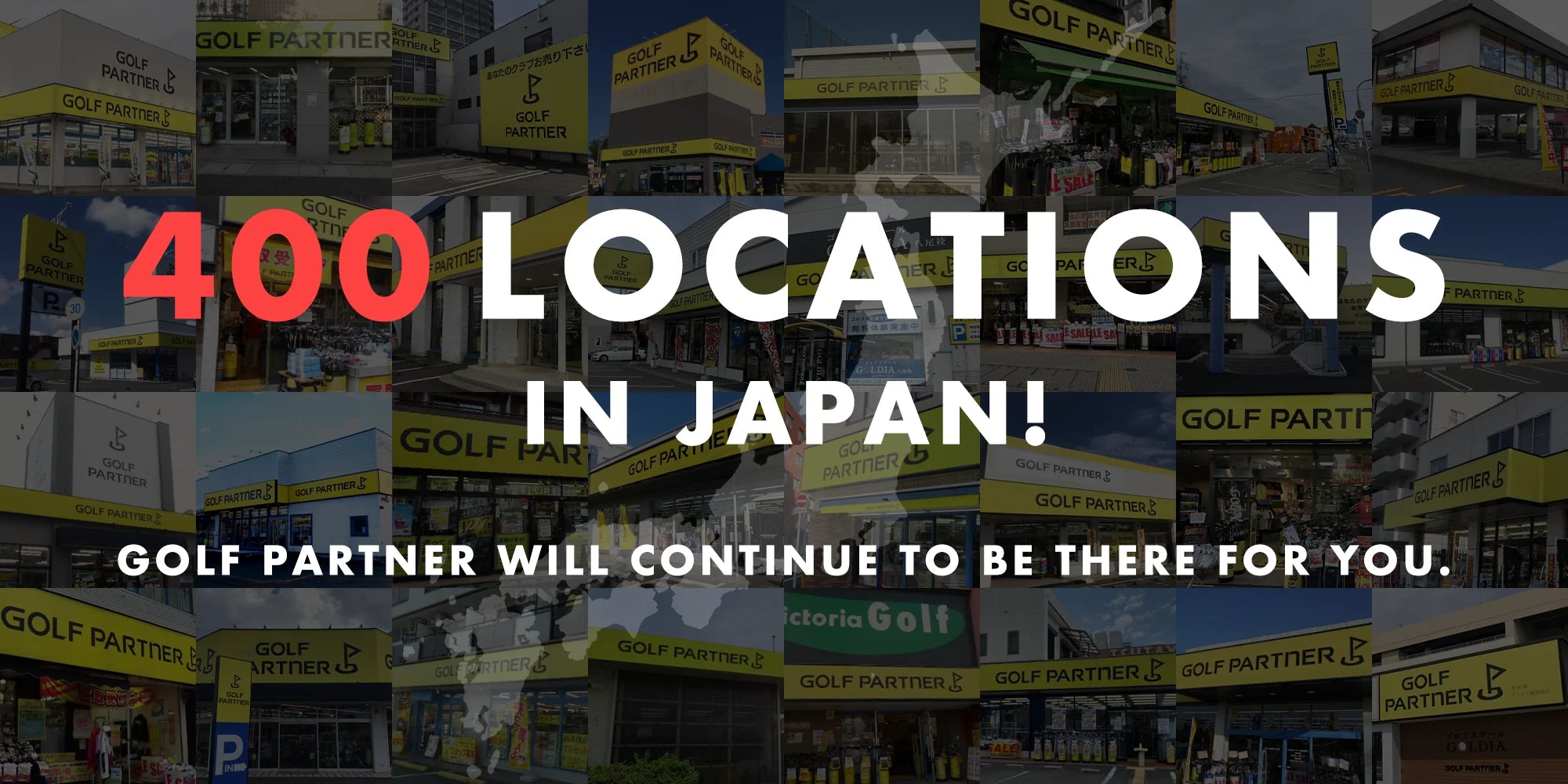 400 locations in Japan
