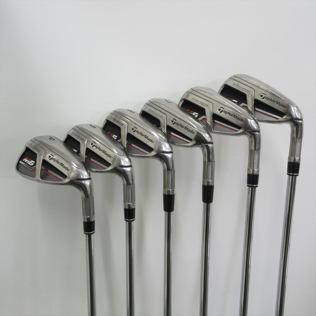 TaylorMade Iron Set M6 Stiff RE-AX 85 STEEL 6 pieces