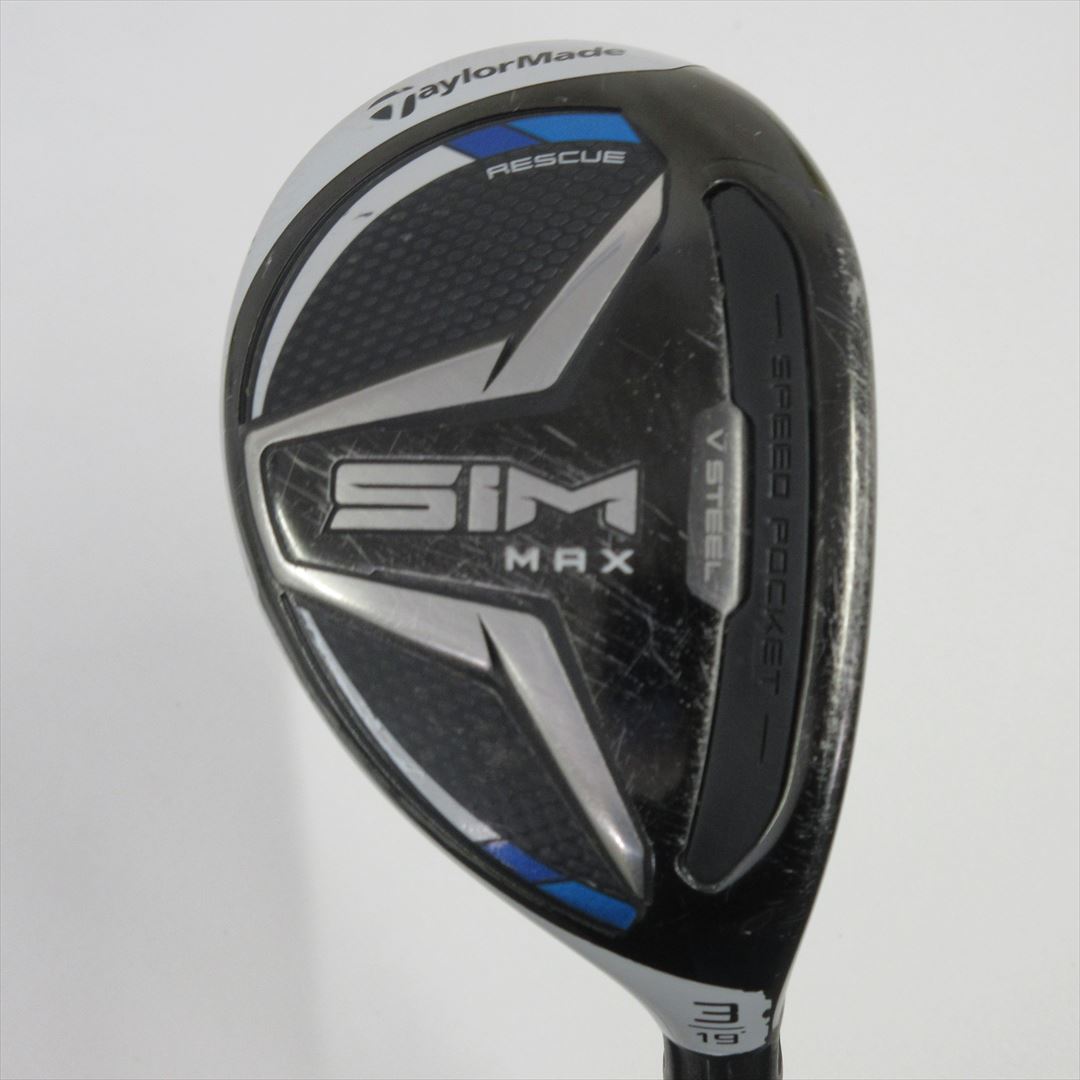 TaylorMade Hybrid SIM MAX HY 19° Stiff KBS MAX85 JP