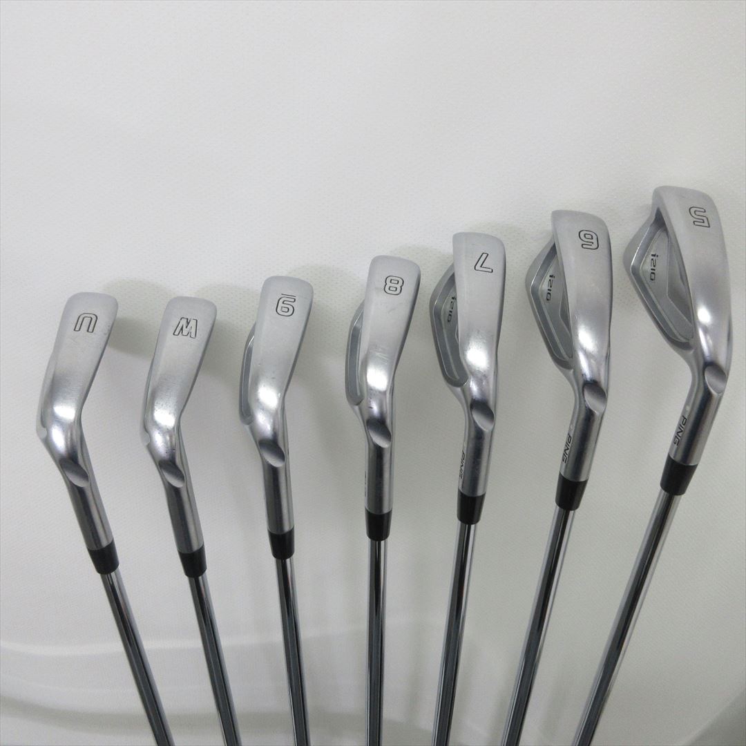 Ping Iron Set i210 Flex-X NS PRO MODUS3 TOUR120 7 pieces Dot Color White