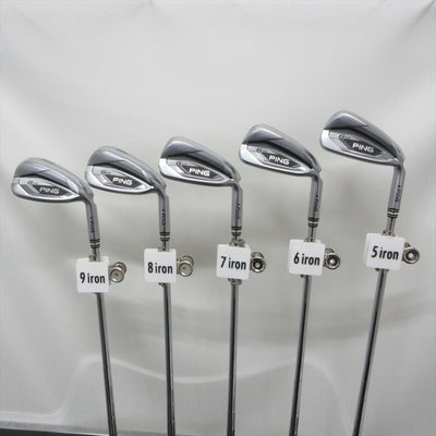 Ping Iron Set G425 G425 Stiff NS PRO MODUS3 TOUR105 9 pieces Dot Color Black