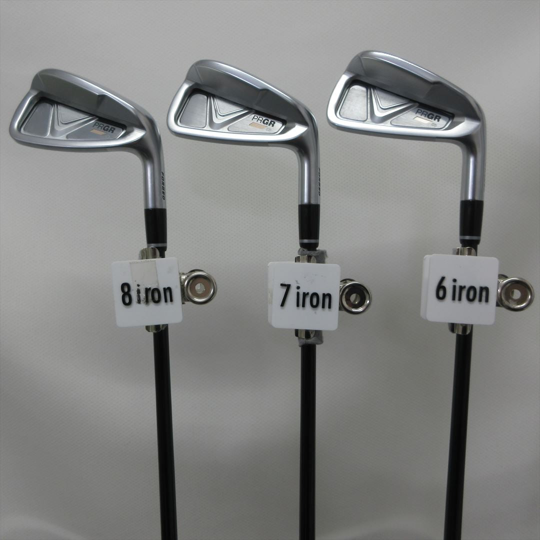 PRGR Iron Set PRGR 05(2023) StiffRegular MCI BLACK FOR PRGR 6 pieces