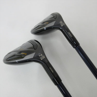 "2-Pack Golf Clubs" TaylorMade Hybrid Qi10 MAX U3&U4 Stiff Diamana BLUE TM60