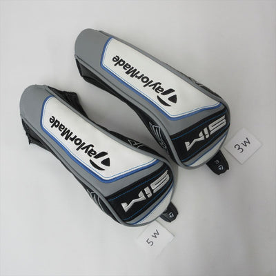 "2-Pack Golf Clubs" TaylorMade Fairway SIM MAX 3W & 5W Stiff Tour AD XC-6