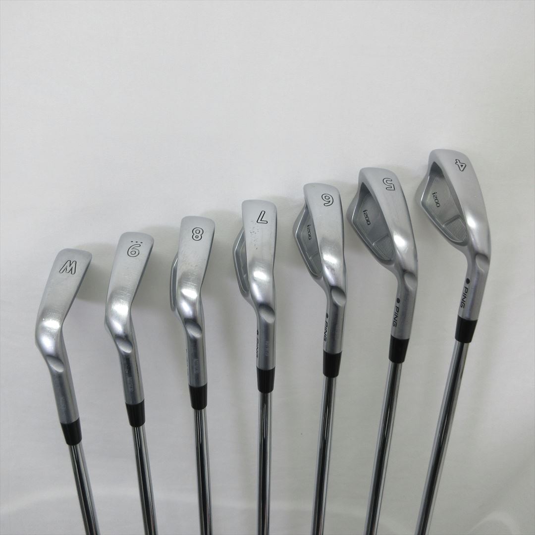 Ping Iron Set i200 Flex-X NS PRO MODUS3 TOUR125 7 pieces Dot color Black