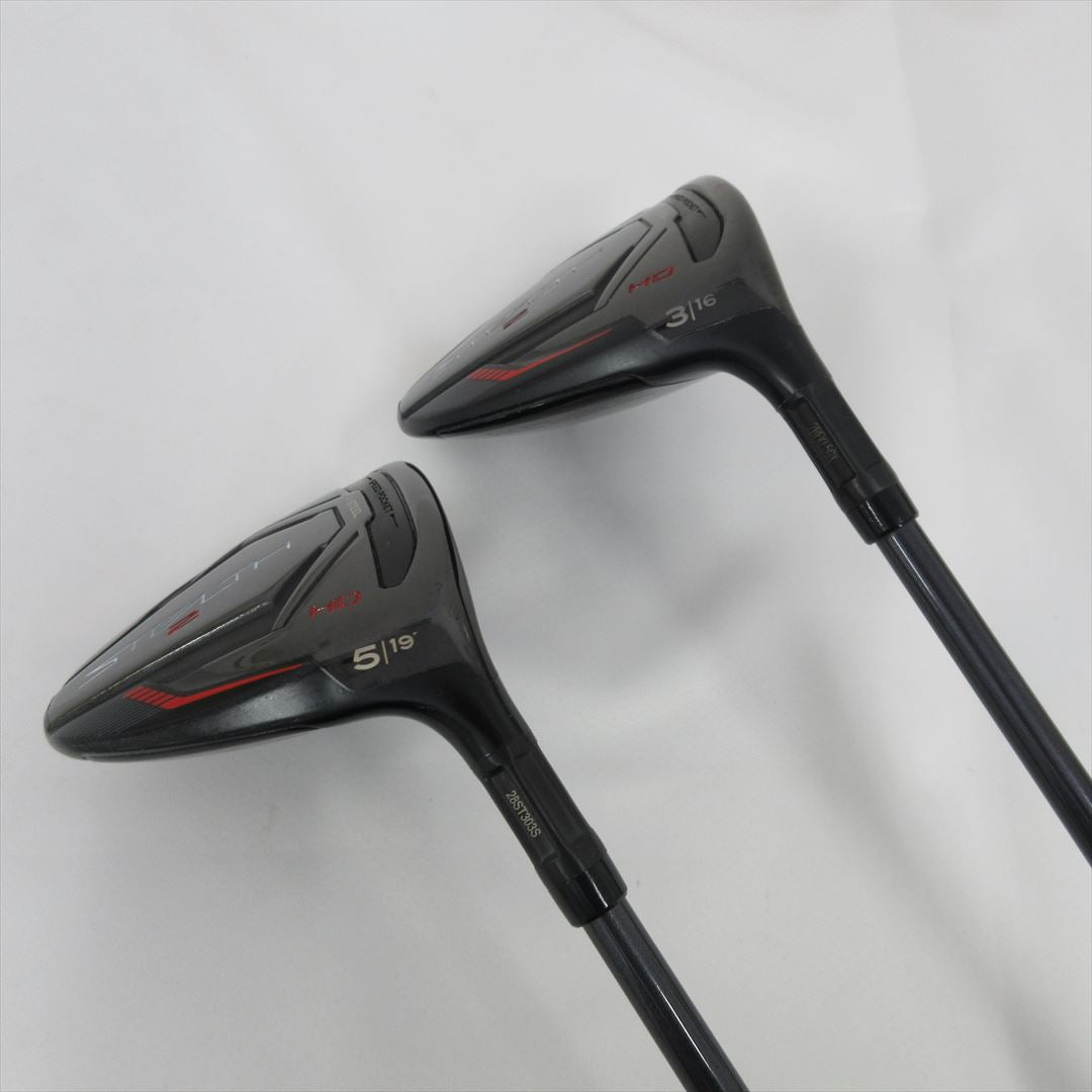 "2-Pack Golf Clubs" TaylorMade Fairway STEALTH2 HD 3W & 5W Stiff TENSEI RED TM50