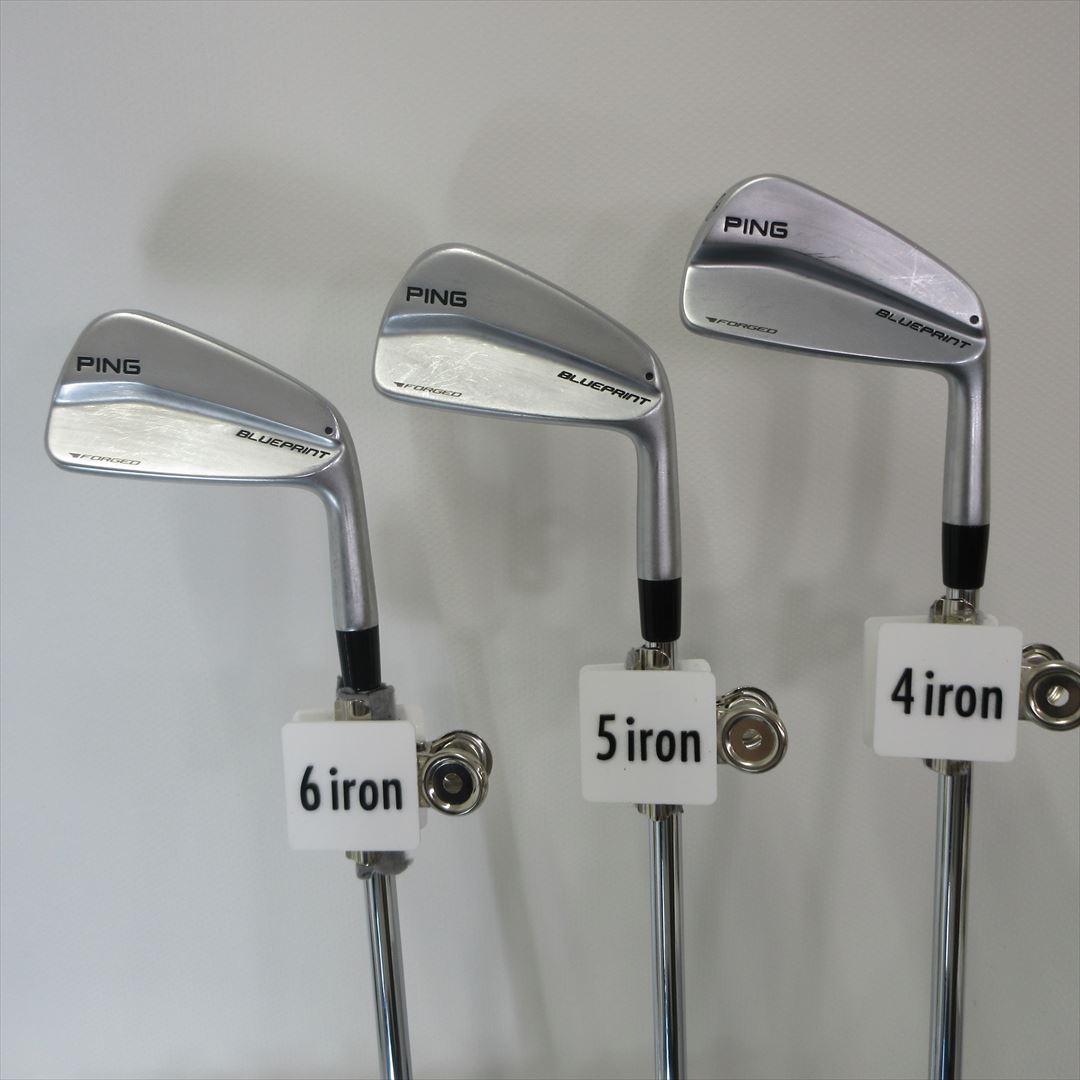 Ping Iron Set BLUEPRINT Stiff Dynamic Gold S200 7 pieces Dot Color Black