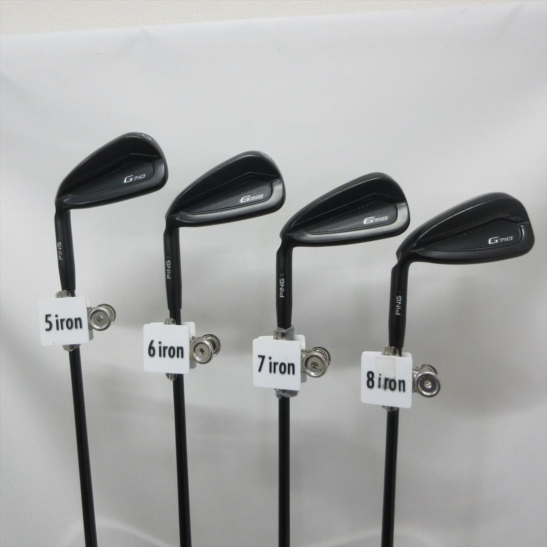 Ping Iron Set Left-Handed G710 Reg ALTA DISTANZA BLACK 40 DotColor Black 8 pcs