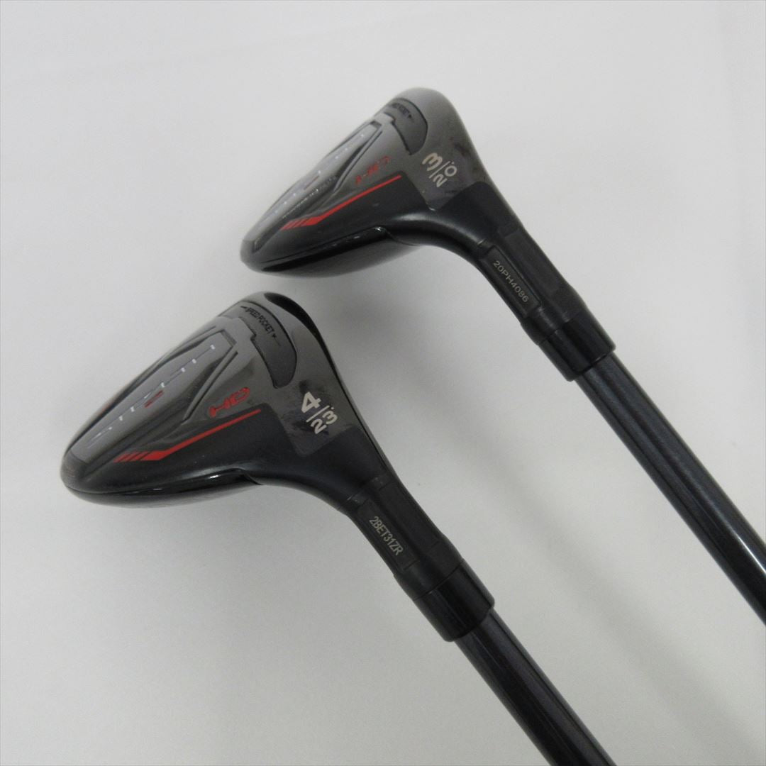 "2-Pack Golf Clubs" TaylorMade Hybrid STEALTH2 HD U3 & U4 Stiff TENSEI RED TM60