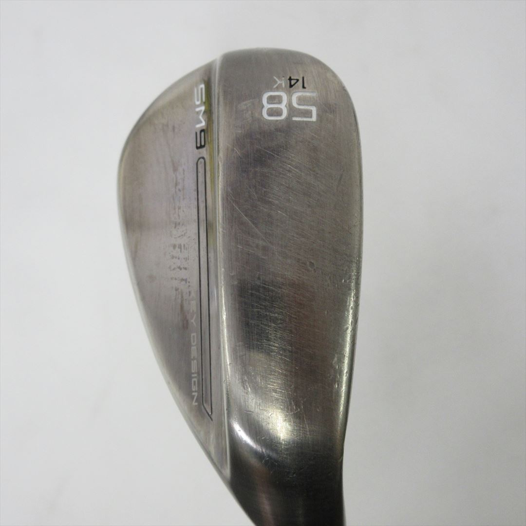 Titleist Wedge VOKEY SPIN MILLED SM9 Brushed Steel 58° NS PRO 950GH neo