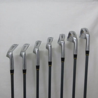 honma iron set lb 708 new h f gni 3s new super ferrite carbon 7 pieces