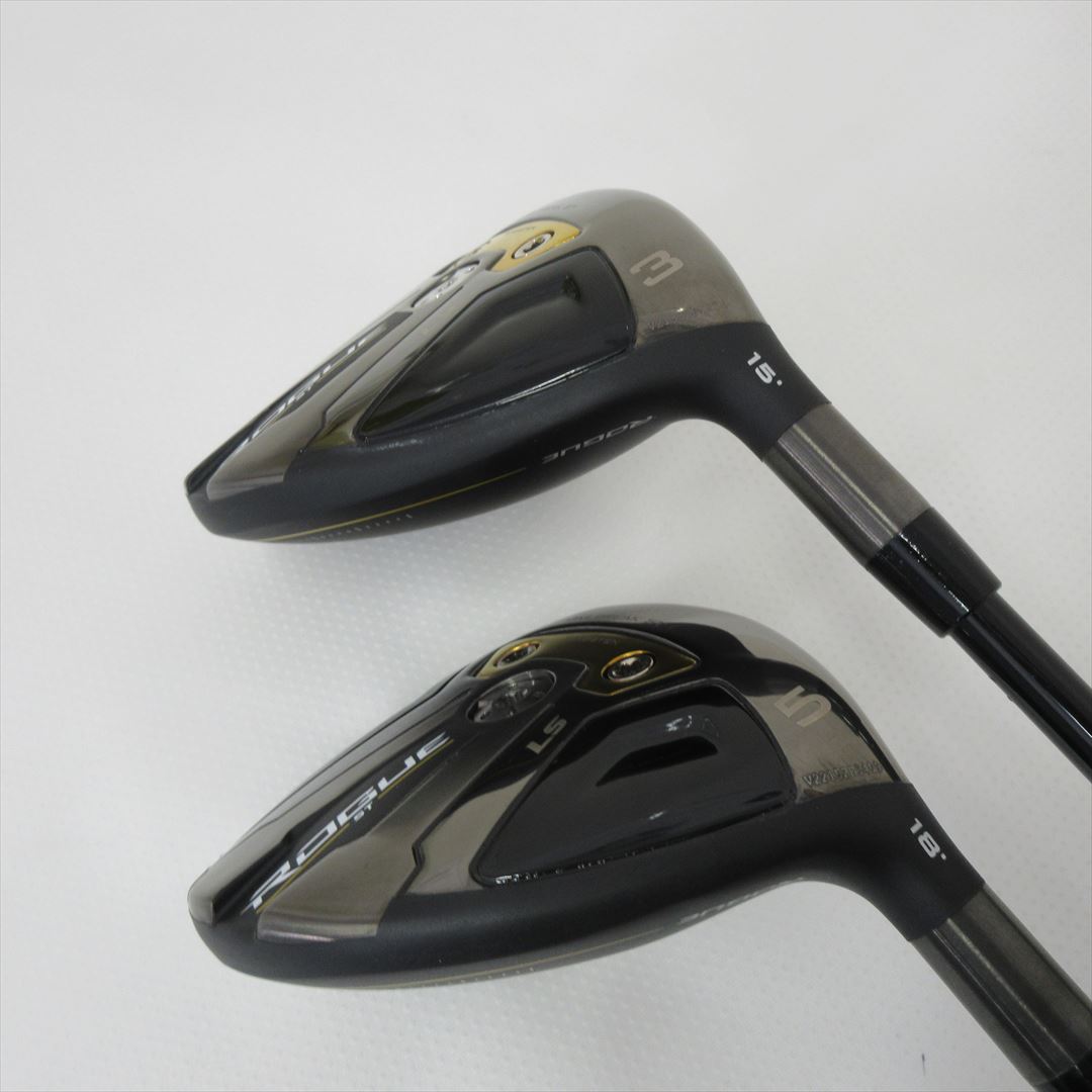 "2-Pack Golf Clubs" Callaway Fairway ROGUE ST LS 3W & 5W StiffReg TENSEI 55