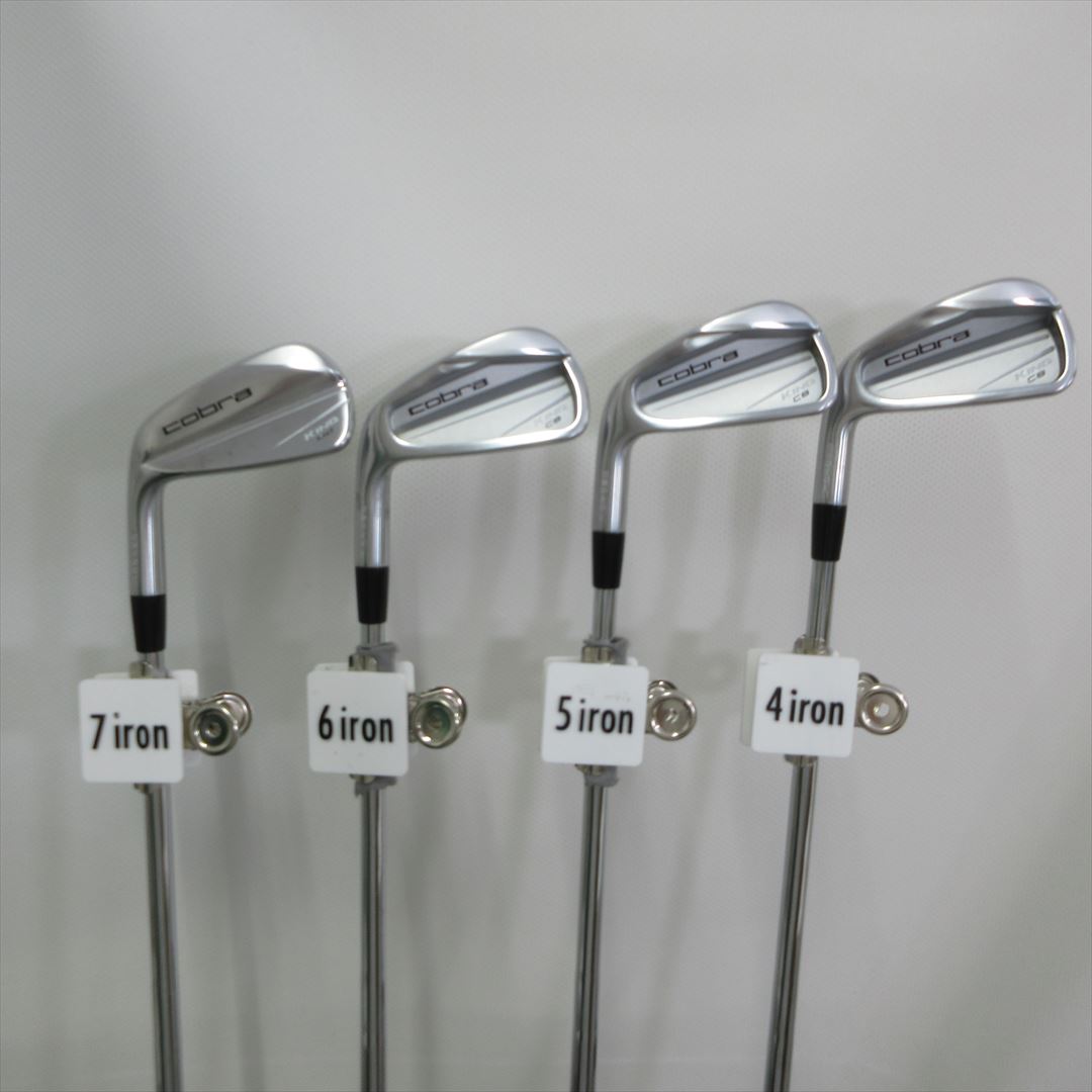 Cobra Iron Set Lefty KING FORGED CB/MB(Silver)(2023) Stiff KBS S-TAPER 120 8pcs