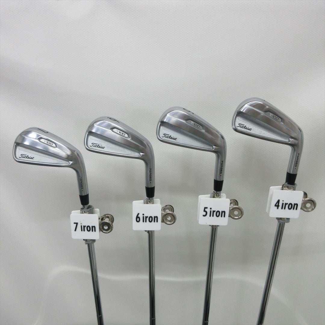 Titleist Iron Set Titleist T100(2021) Stiff AMT TOUR WHITE S200 7 pieces