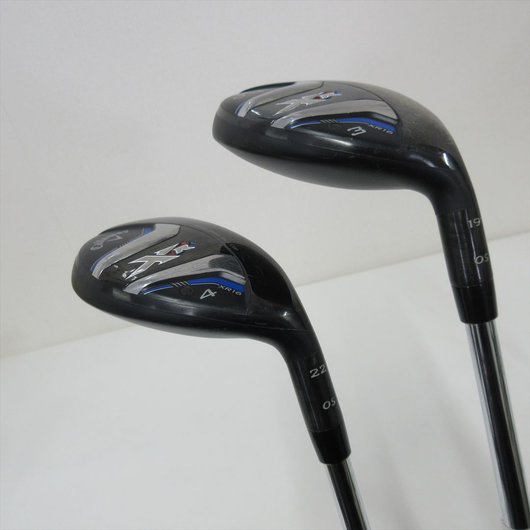 "2-Pack Golf Clubs" Callaway Hybrid XR 16 OS U3 & U4 Stiff NS PRO 950GH