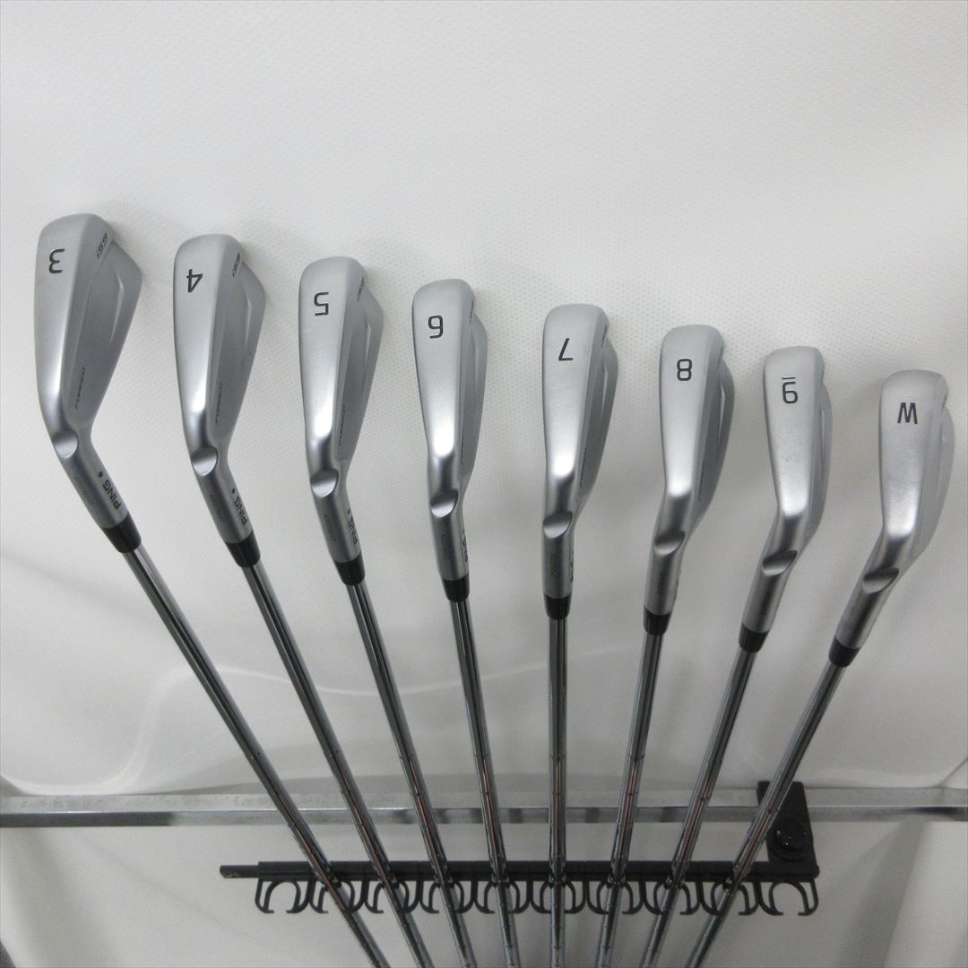 Ping Iron Set Left-Handed i59 Flex-X DynamicGold X100 DotColor Black 8 pieces