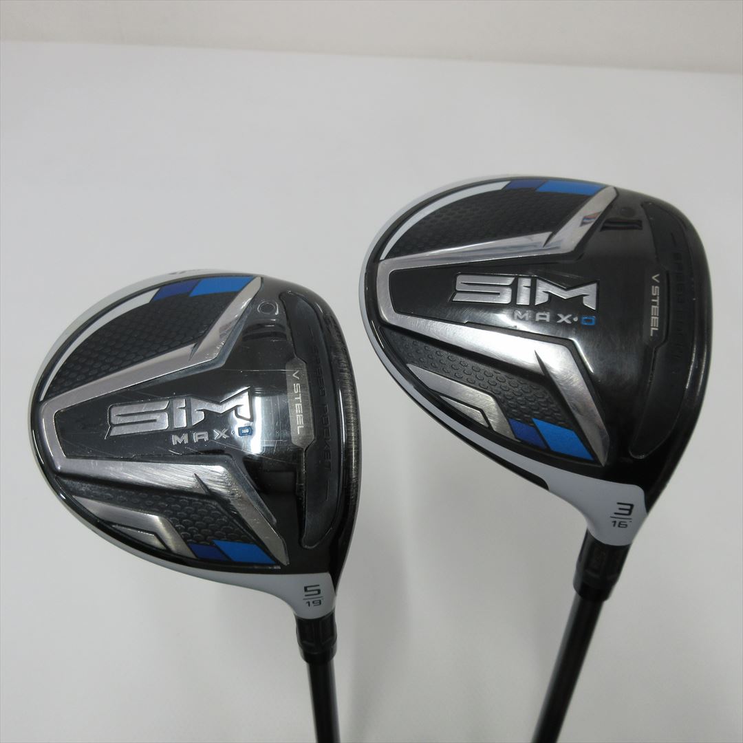 "2-Pack Golf Clubs" TaylorMade Fairway SIM MAX-D 3W & 5W Reg TENSEI BLUE TM50