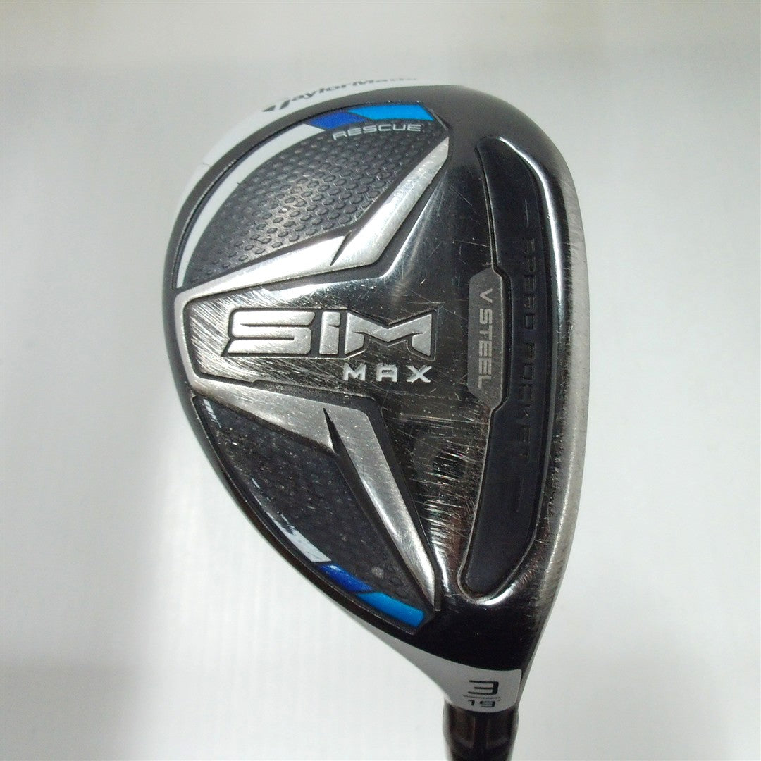 TaylorMade Hybrid SIM MAX HY 19° Stiff KBS MAX85 JP