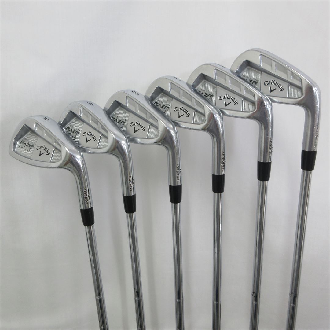 callaway iron set razr x forged stiffregular memphis 10 db 6 pieces