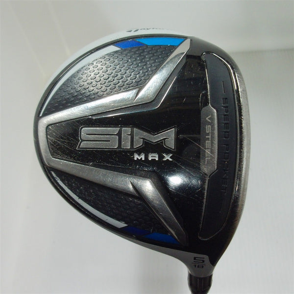 TaylorMade Fairway SIM2 MAX 5W 18° Stiff TENSEI BLUE TM50 – GOLF