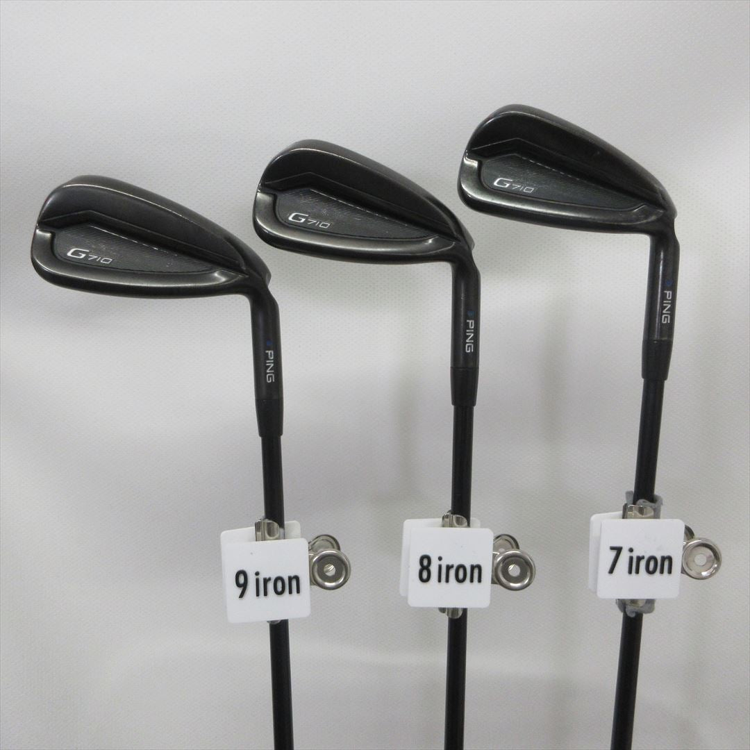 Ping Iron Set G710 Regular ALTA DISTANZA BLACK 40 6 pieces Dot Color Blue