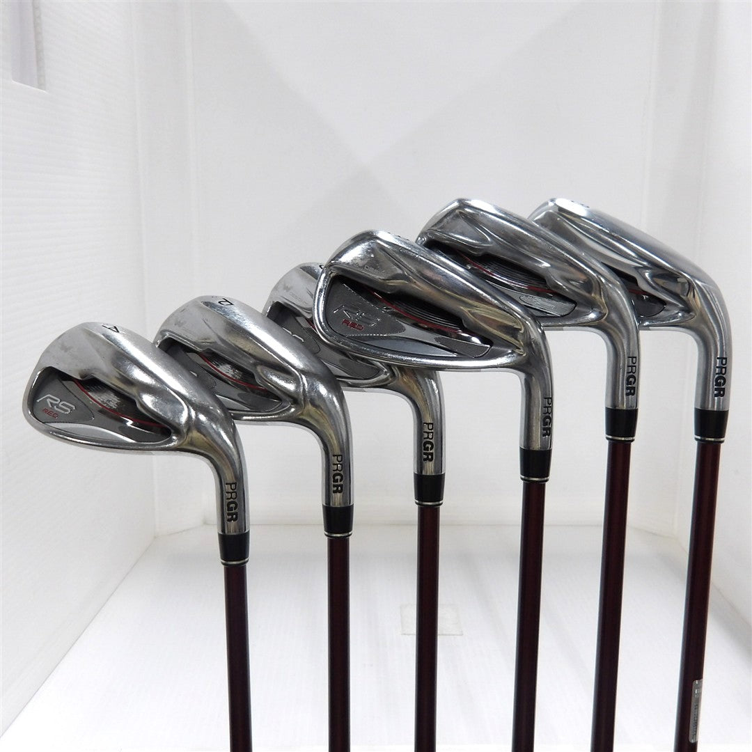 PRGR Iron Set RS RED Regular Speeder EVOLUTION FOR PRGR 6 pieces