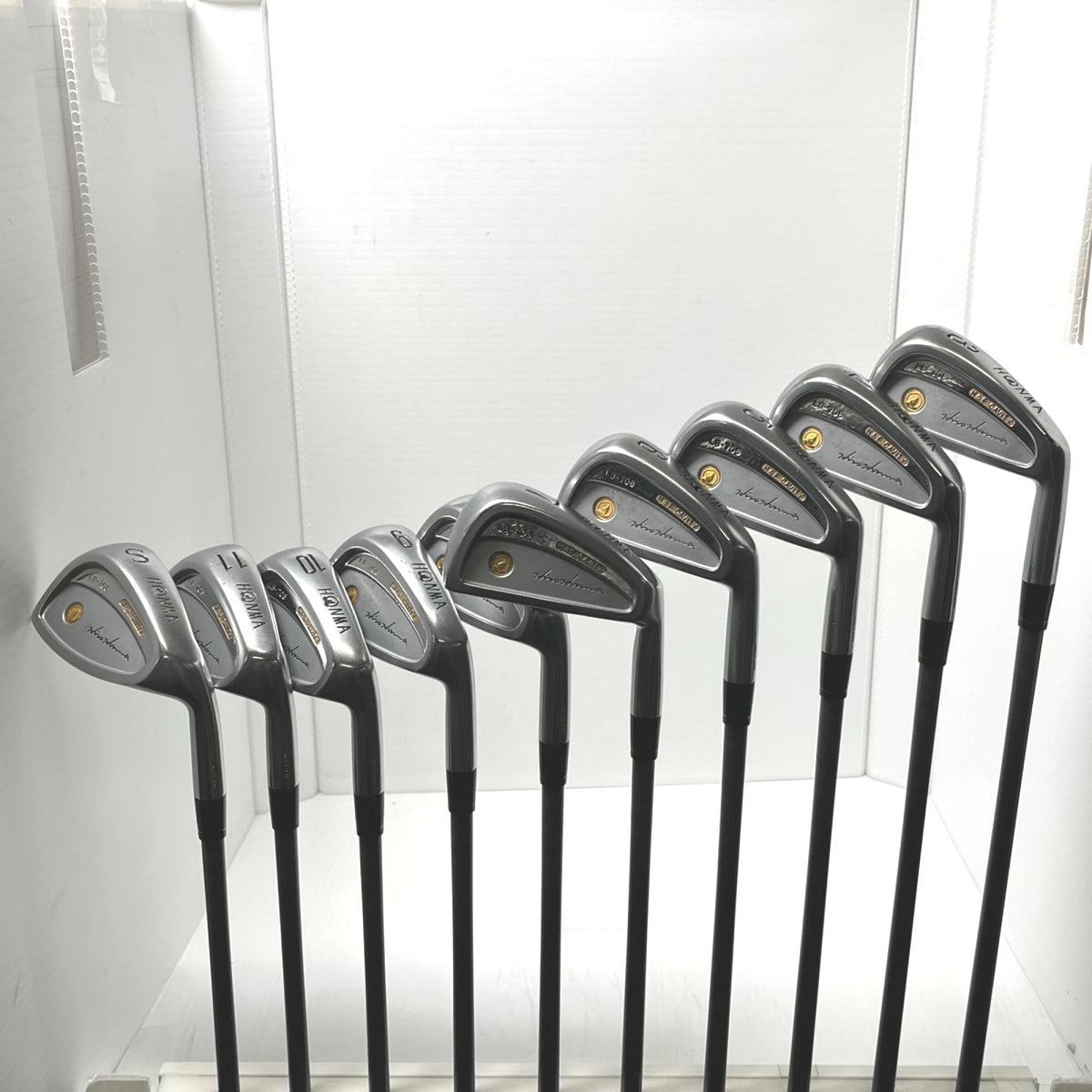 Honma Golf Iron Set LB 708 H&F (24K Gold Plated) M40 SUPER FERRITE CARBON 10 pieces Men