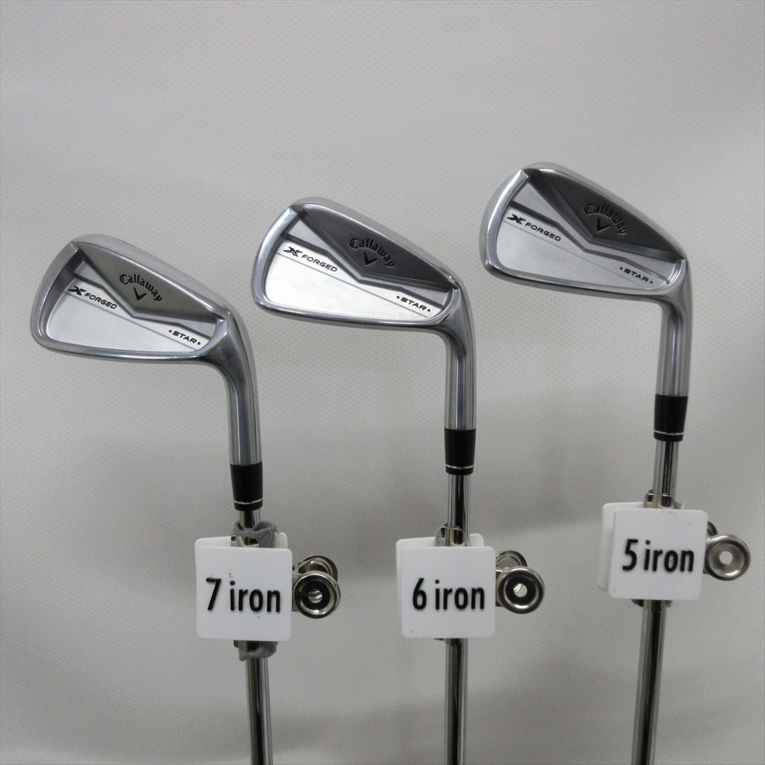 Callaway Iron Set X FORGED STAR(2024) Stiff NS PRO MODUS3 TOUR105 6 pieces