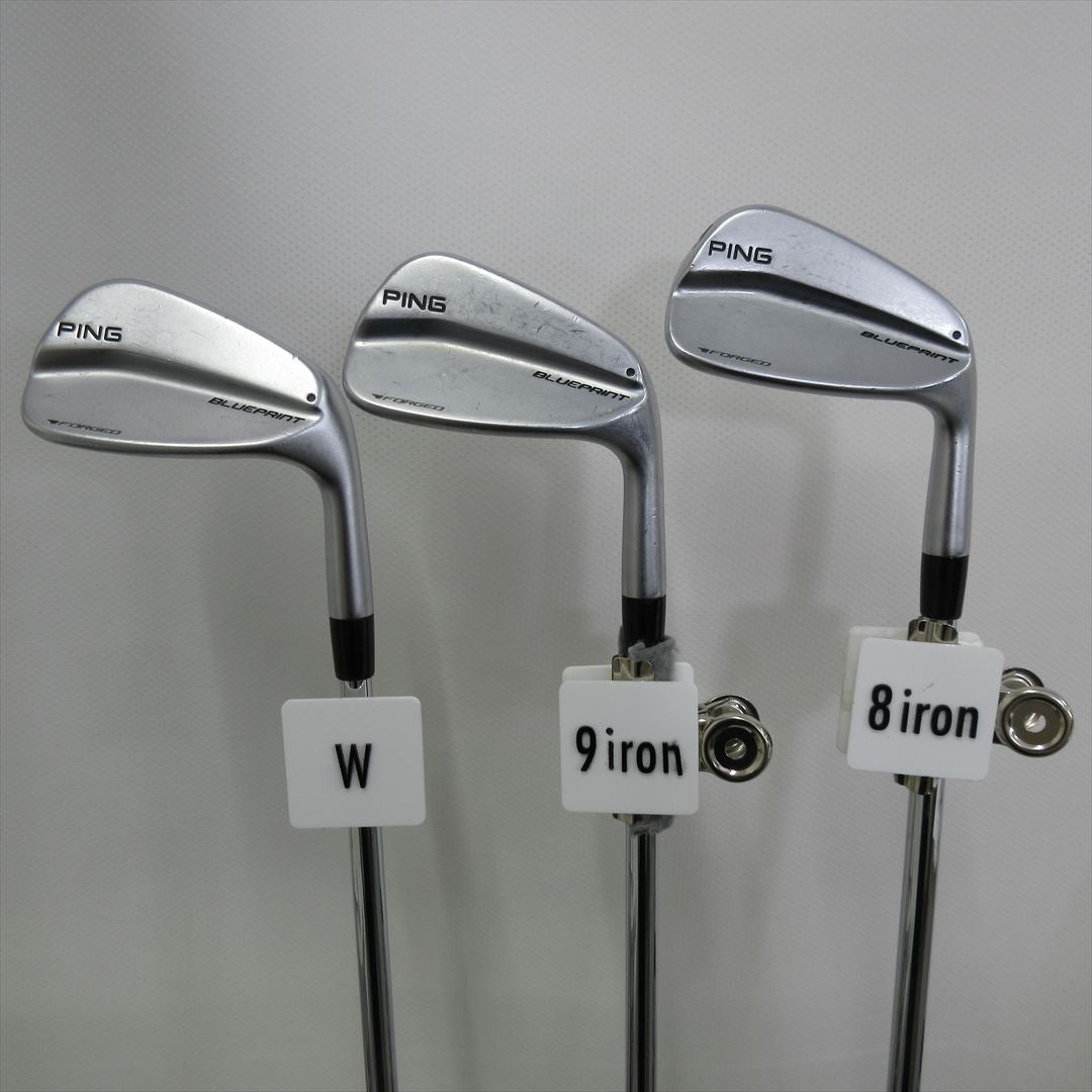 Ping Iron Set BLUEPRINT Stiff Dynamic Gold S200 DotColor Black 6 pieces