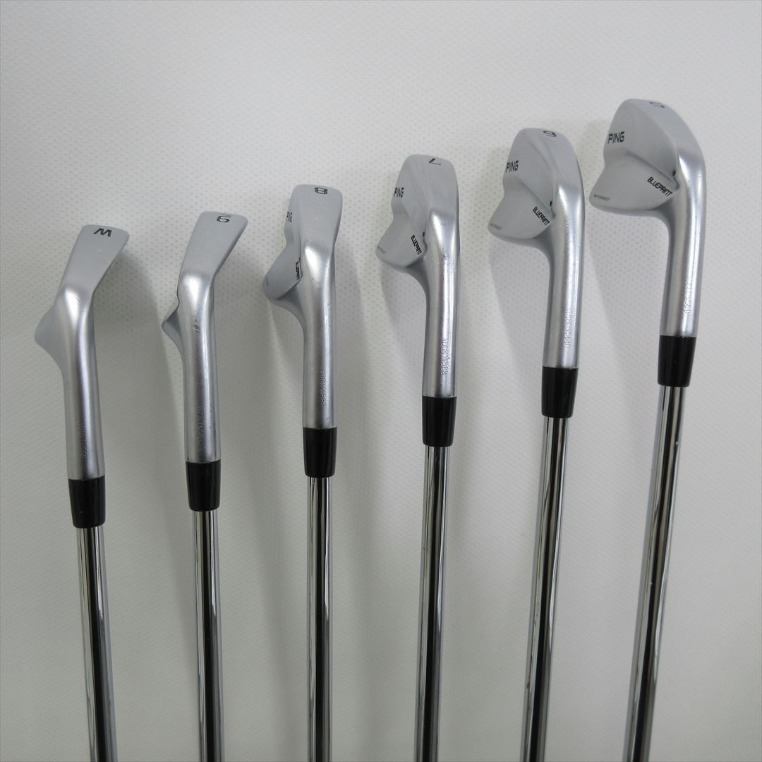 Ping Iron Set BLUEPRINT Stiff Dynamic Gold S200 DotColor Black 6 pieces