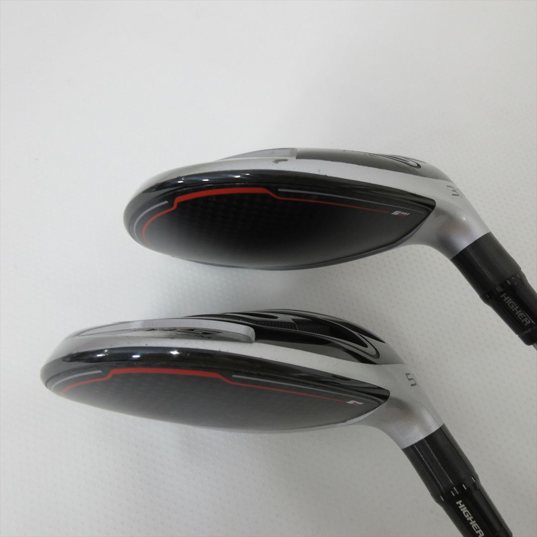 "2-Pack Golf Clubs" TaylorMade Fairway M5 3W & 5W Stiff KUROKAGE TM5