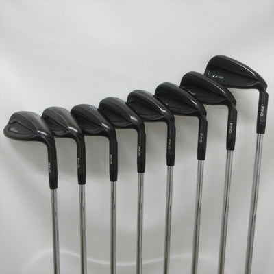 Ping Iron Set G710 NS PRO ZELOS 6 DotColor Black 8 pieces