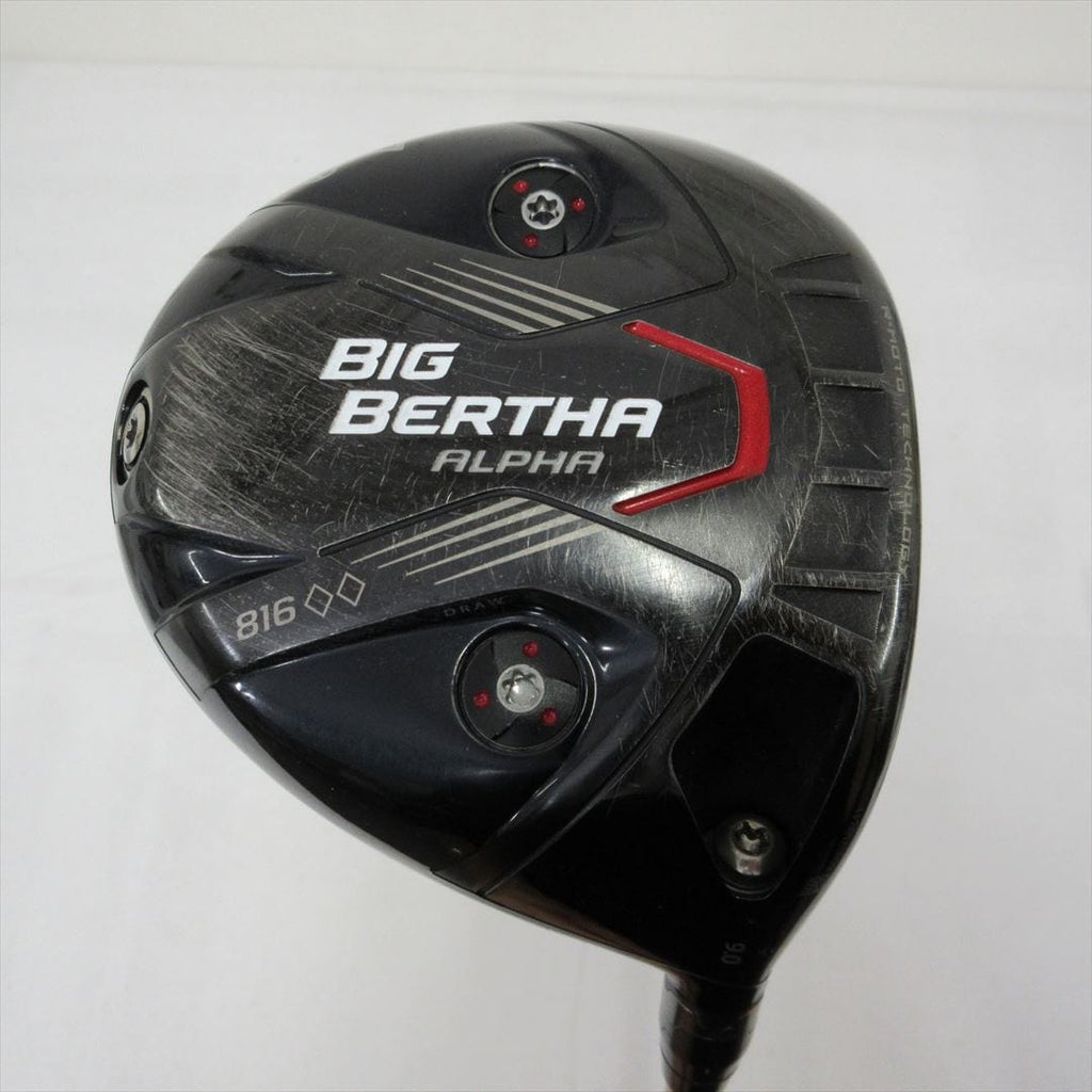 Callaway Driver BIG BERTHA ALPHA 816DD 9° Stiff Speeder 661