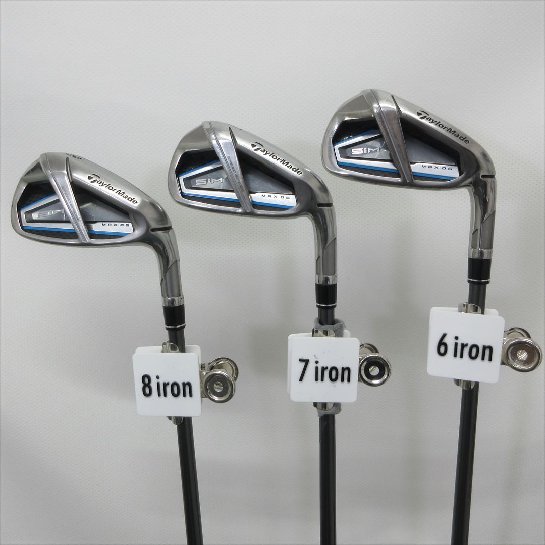 TaylorMade Iron Set SIM MAX OS Regular TENSEI BLUE TM60 6 pieces