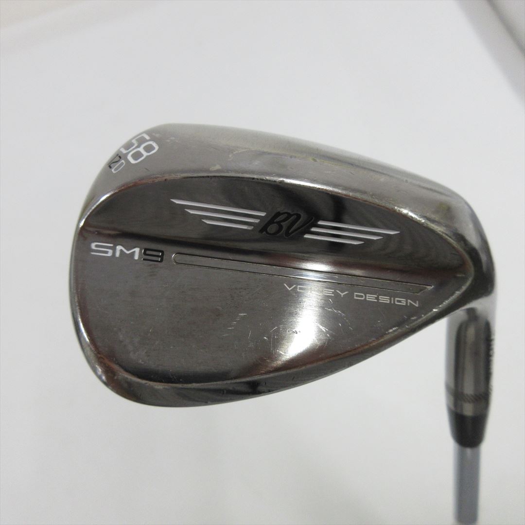 Titleist Wedge VOKEY SPIN MILLED SM9 Brushed Steel 58° Dynamic Gold s200
