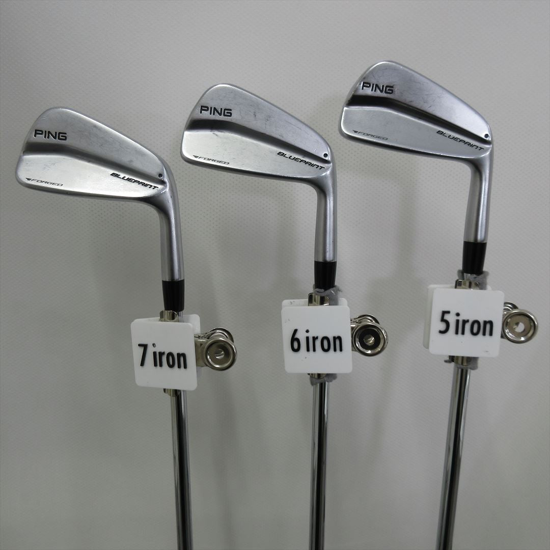 Ping Iron Set BLUEPRINT Stiff Dynamic Gold S200 DotColor Black 6 pieces