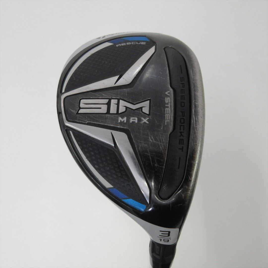 TaylorMade Hybrid SIM MAX HY 19° Stiff TENSEI BLUE TM60