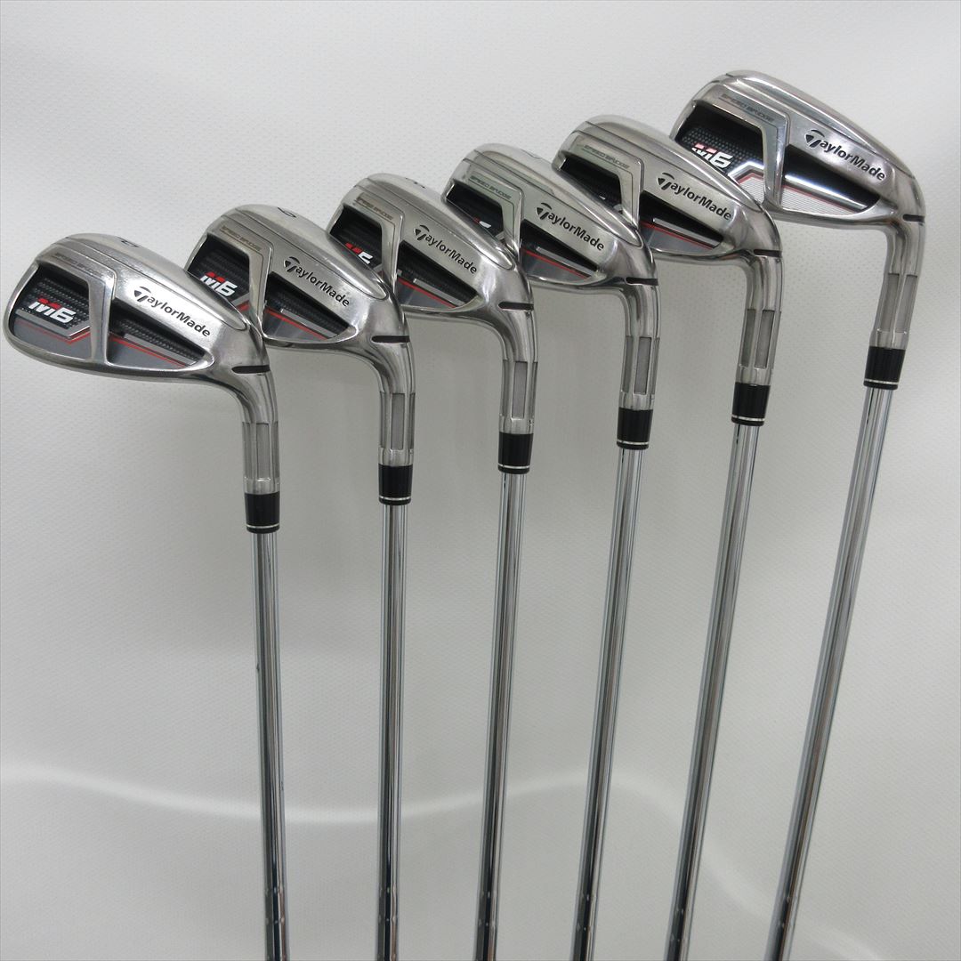 TaylorMade Iron Set M6 Stiff RE-AX 85 STEEL 6 pieces