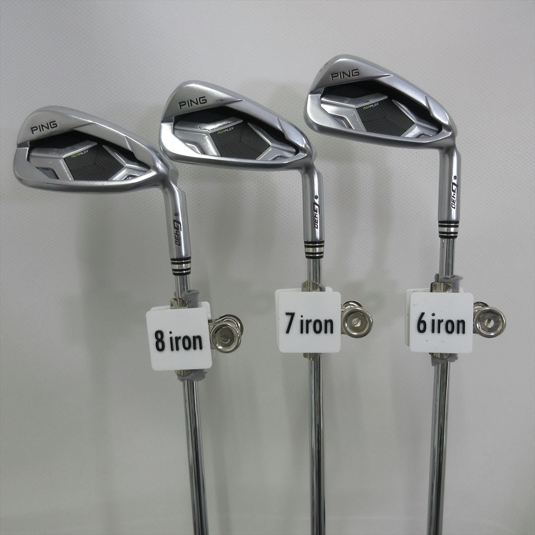 Ping Iron Set G430 Stiff NS PRO MODUS3 TOUR120 5 pieces Dot Color Green