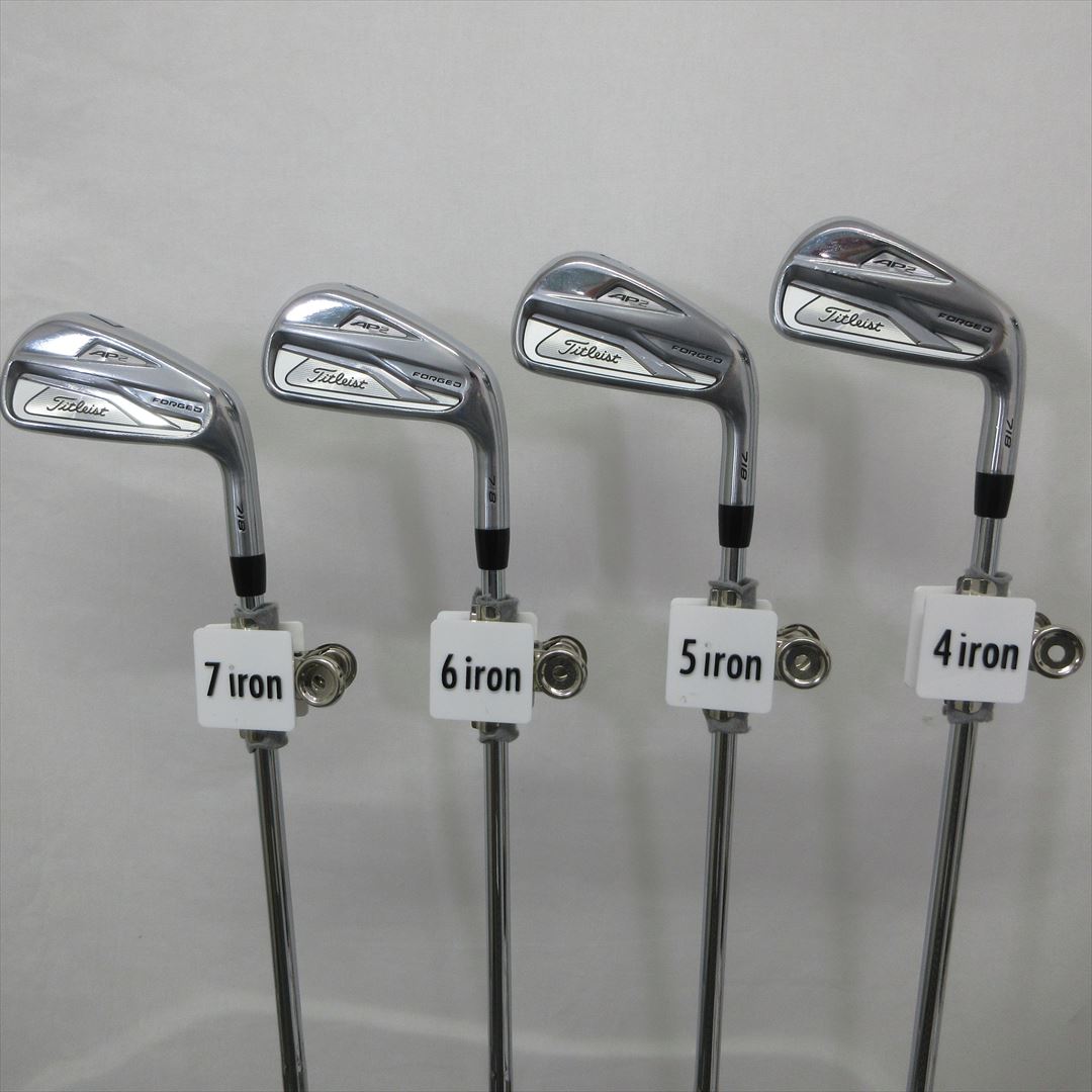 Titleist Iron Set Titleist AP2 718 Stiff AMT TOUR WHITE S200 7