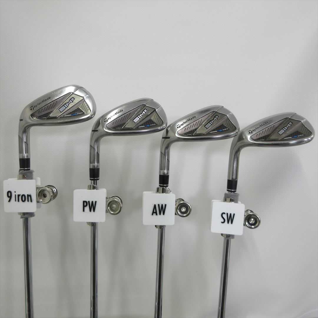 TaylorMade Iron Set Left-Handed SIM2 MAX Stiff KBS MAX MT85 JP 8 pieces