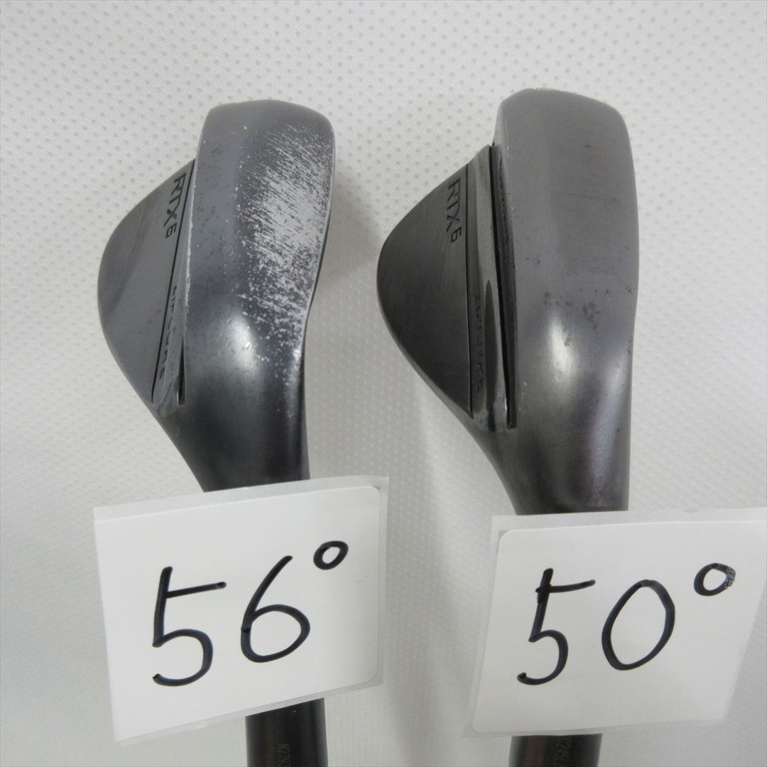 "2-Pack Golf Clubs" Cleveland Wedge RTX-6 ZIPCORE 50°&56° Stiff NSPRO 950GH neo