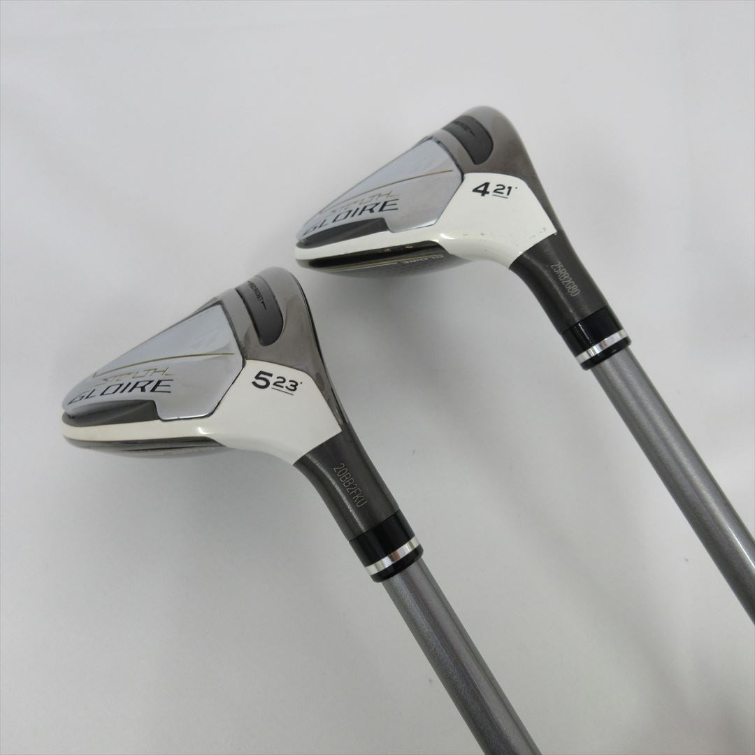 "2-Pack Golf Clubs" TaylorMade Hybrid STEALTH GLOIRE U4 & U5 StiffReg SPEEDER NX