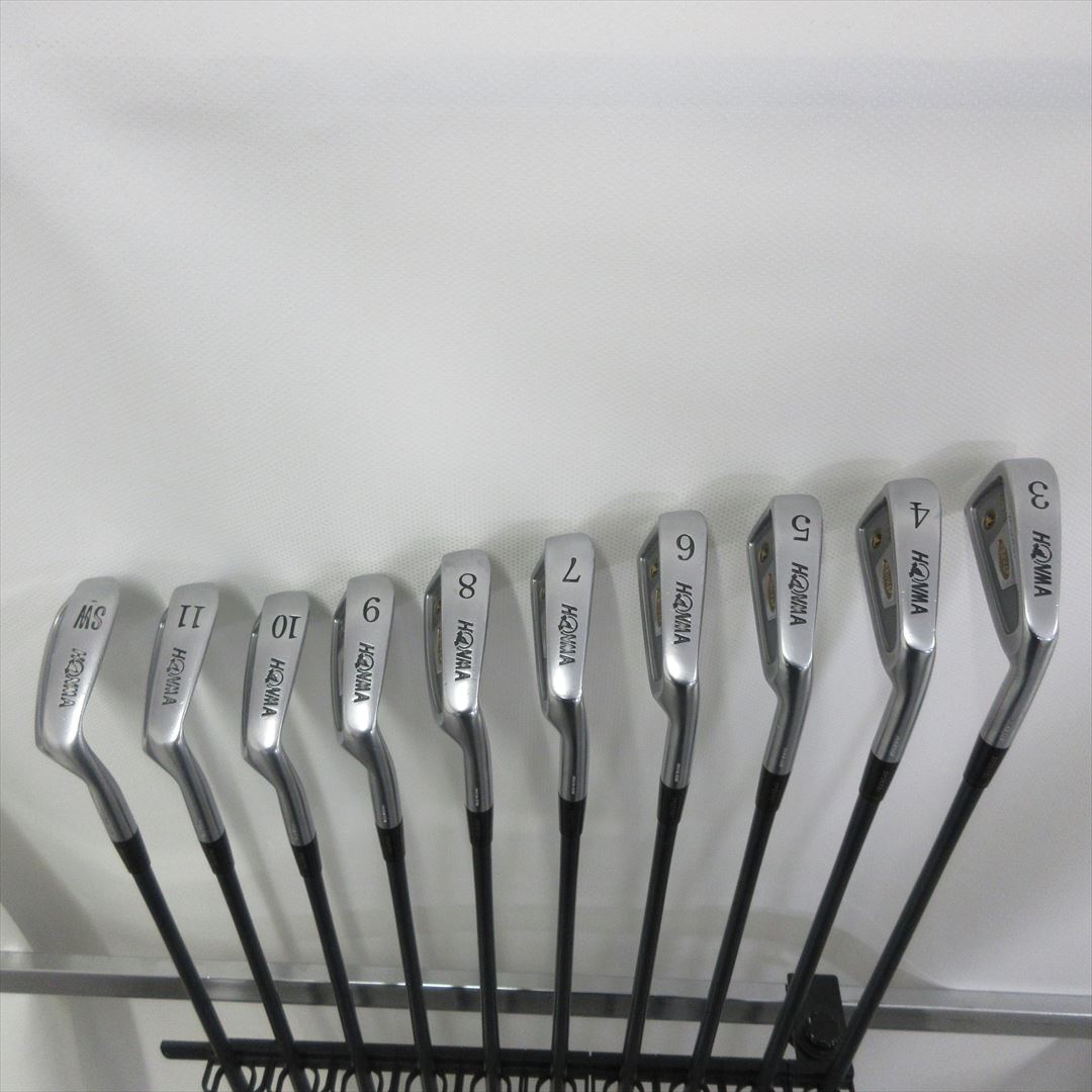 HONMA Iron Set LB 737 NEW H&F 1S NEW SUPER LIGHT TITANIUM CARBON 10 pieces